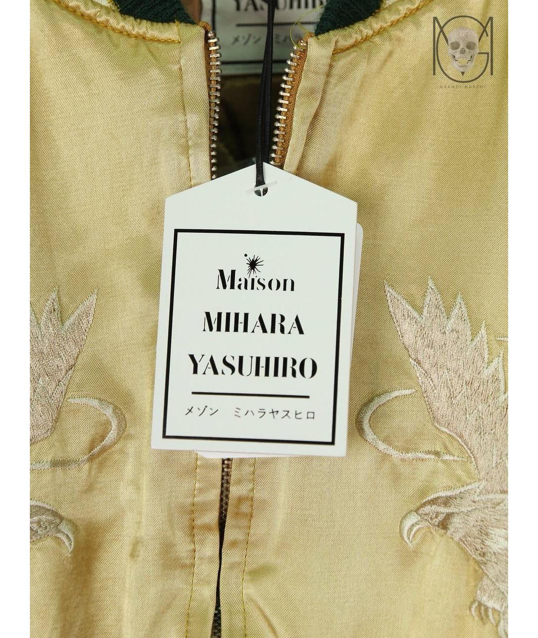 MAISON MIHARA YASUHIRO Зеленая хлопковая куртка, фото 4