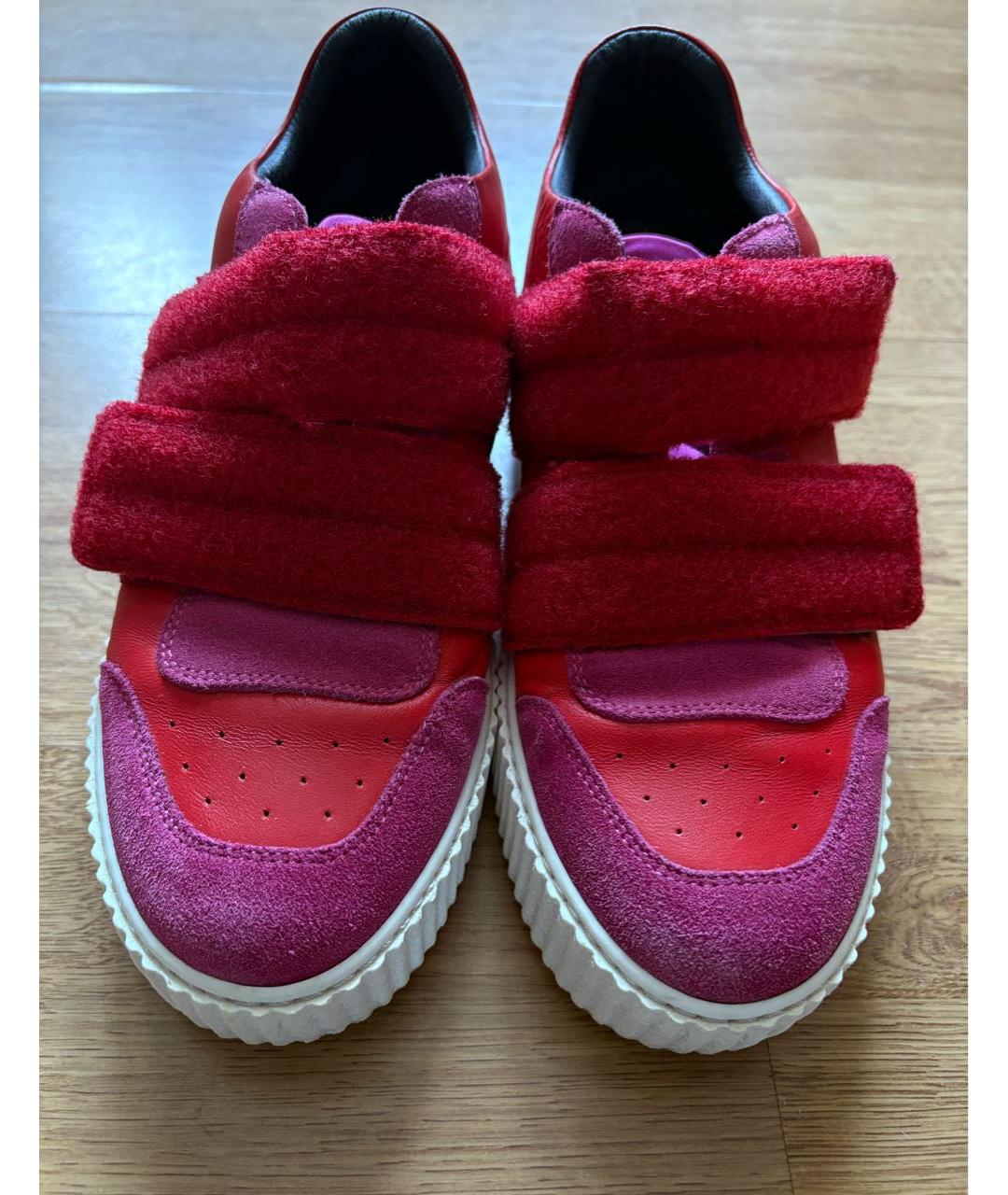 MM6 MAISON MARGIELA Розовые замшевые кроссовки, фото 2