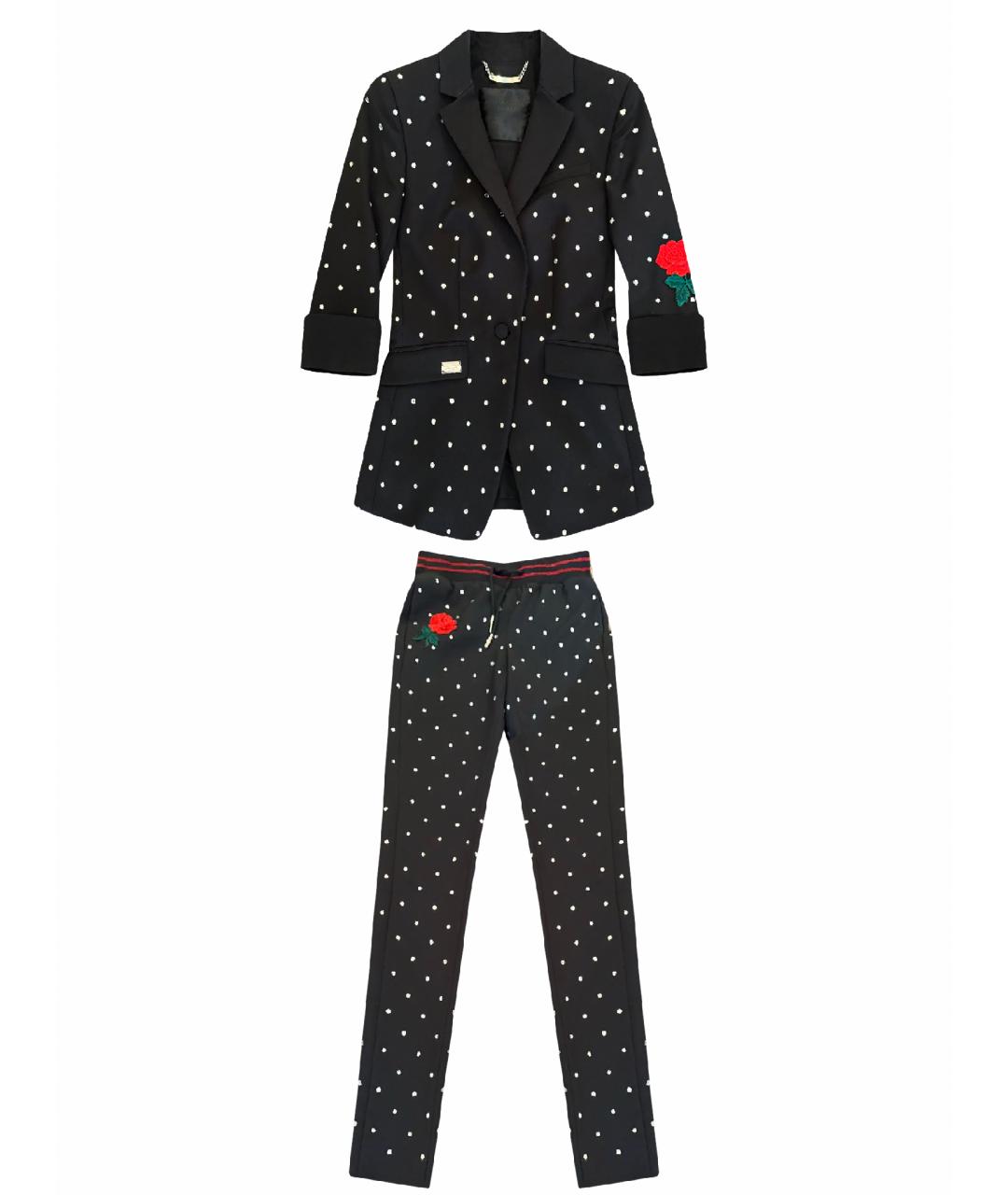 PHILIPP PLEIN Черный костюм с брюками, фото 1