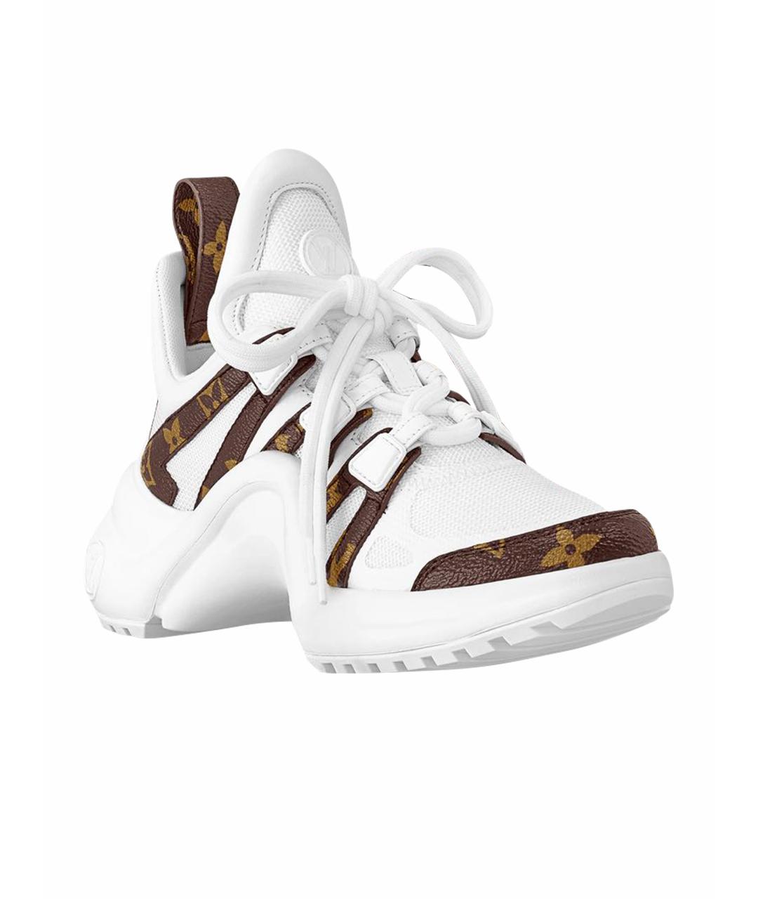 LOUIS VUITTON Белые кроссовки, фото 1