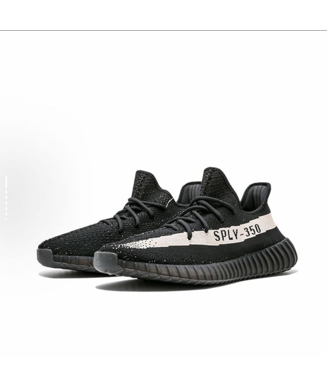 ADIDAS YEEZY Черные текстильные кроссовки, фото 2