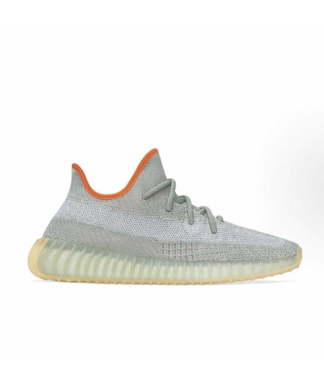 ADIDAS YEEZY Серые текстильные кроссовки, фото 6