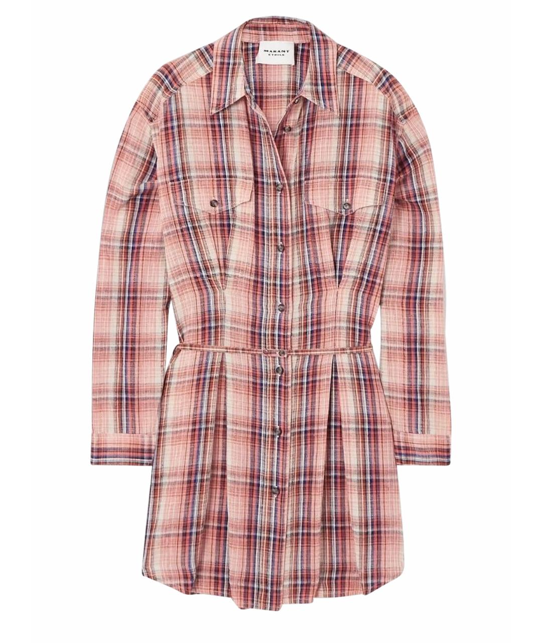 ISABEL MARANT ETOILE Мульти хлопковое повседневное платье, фото 1