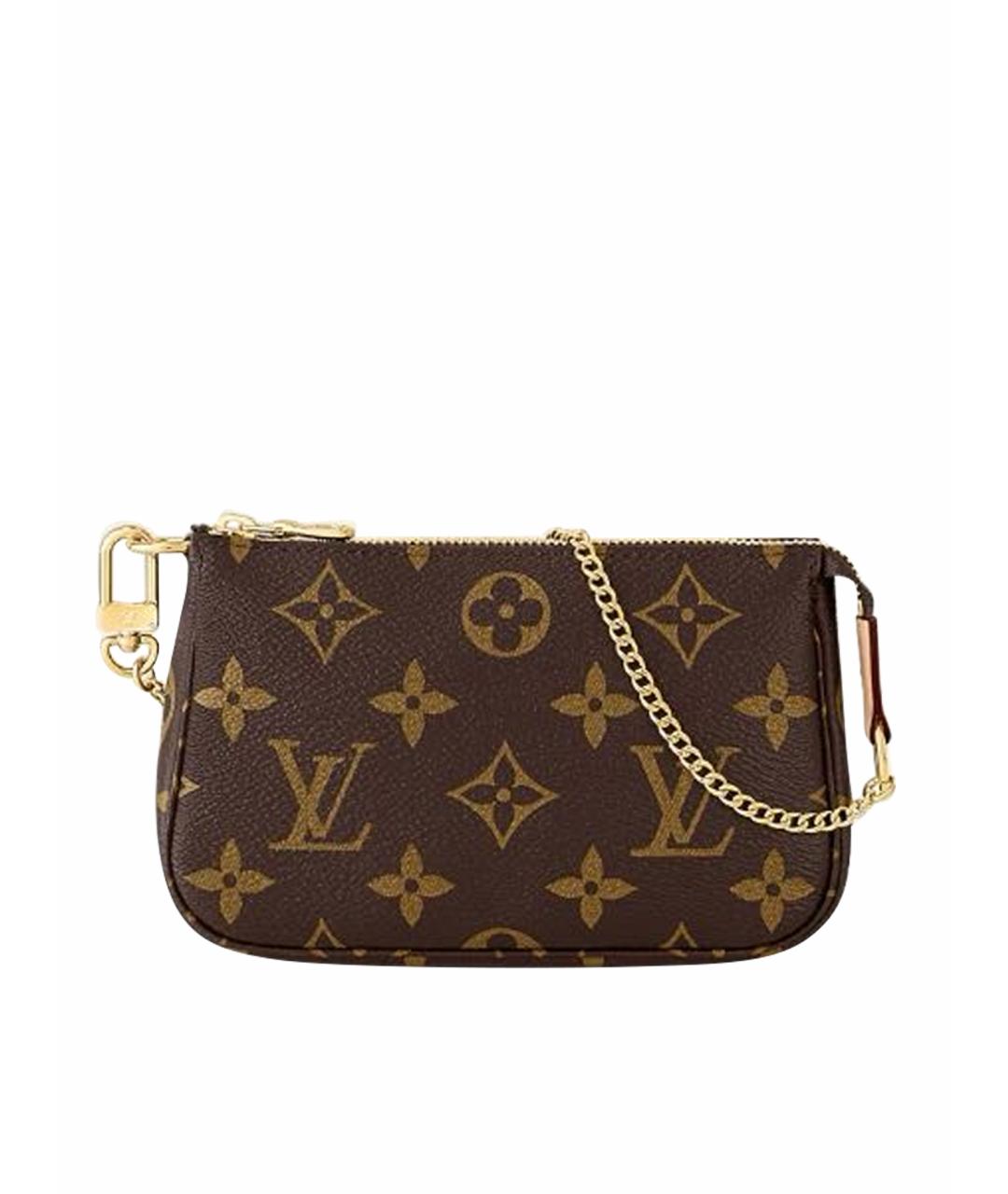 LOUIS VUITTON Коричневая сумка с короткими ручками, фото 1