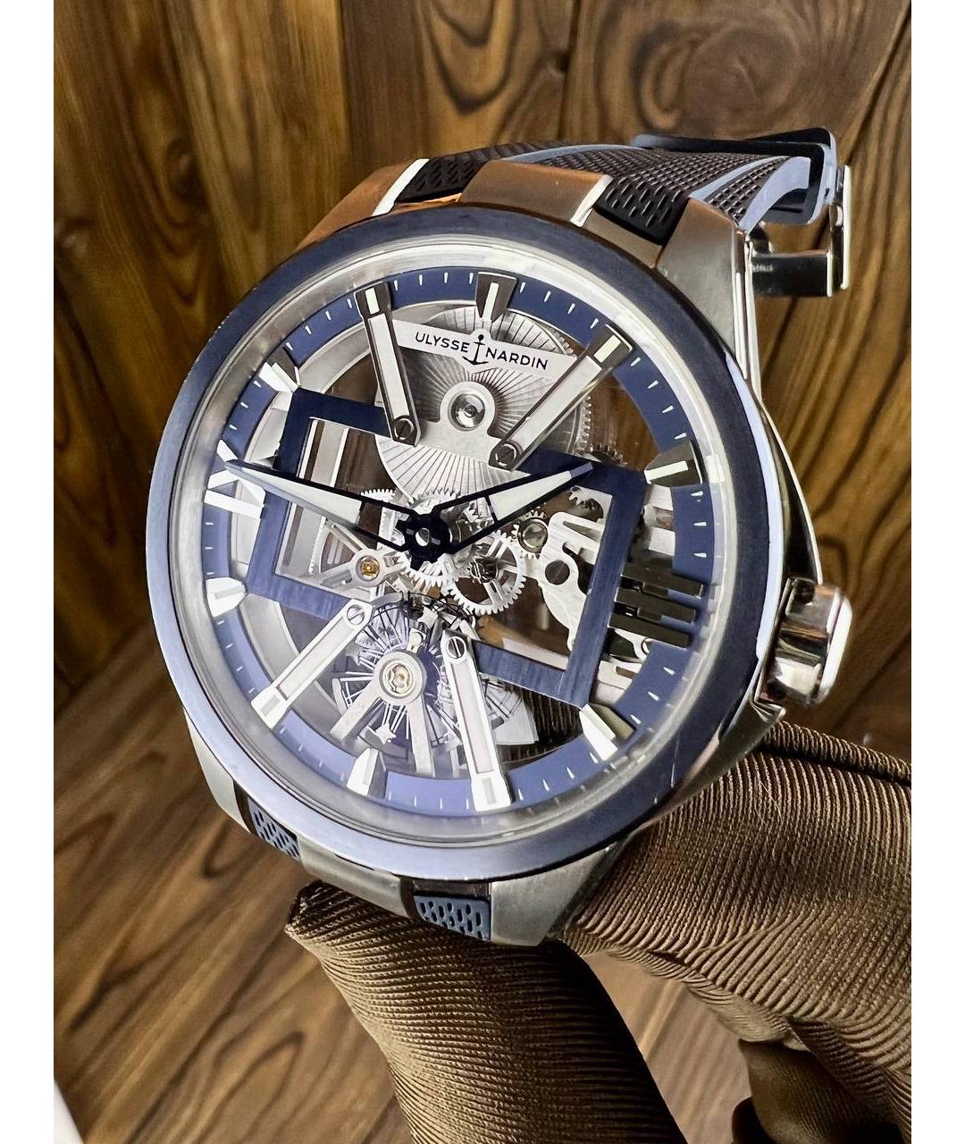 Ulysse Nardin Темно-синие часы, фото 2