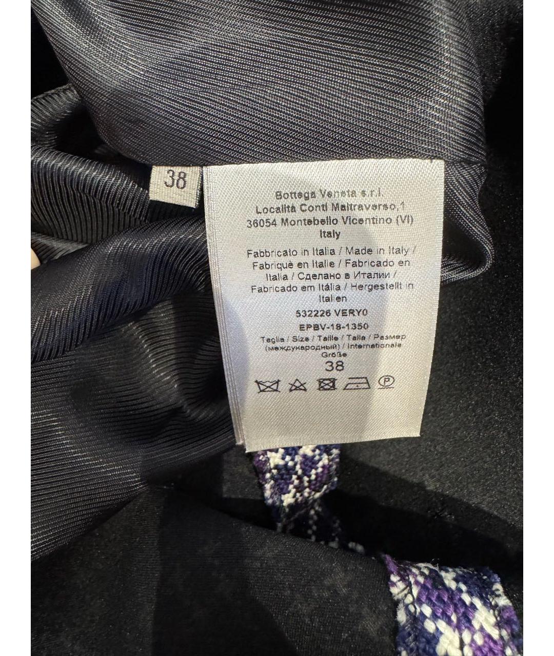 BOTTEGA VENETA Мульти шерстяная юбка миди, фото 6