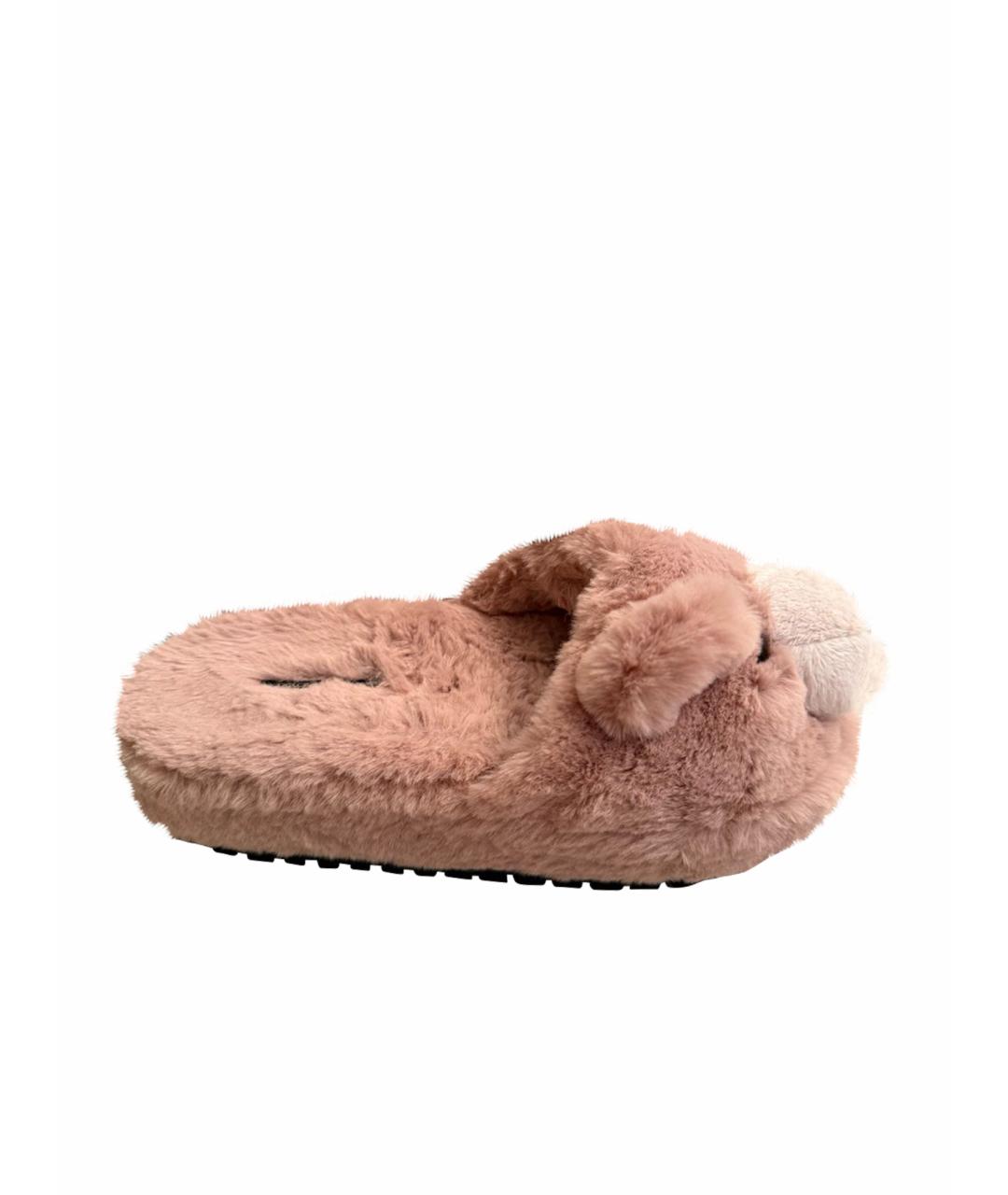 DOLCE&GABBANA Розовые шлепанцы, фото 1