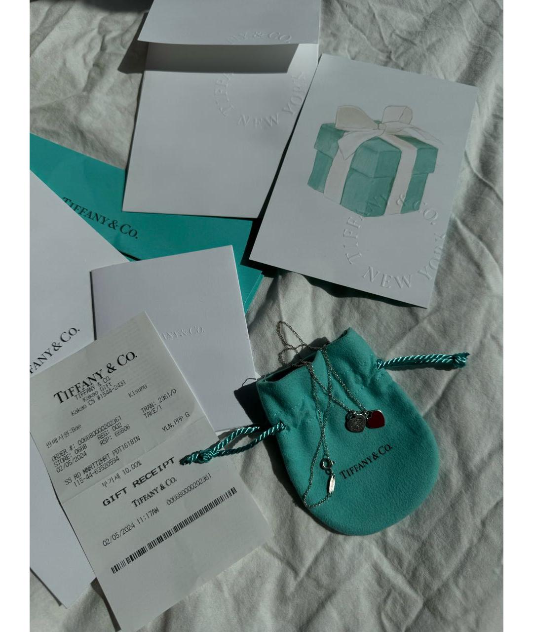 TIFFANY&CO Серебряная серебряная подвеска, фото 5