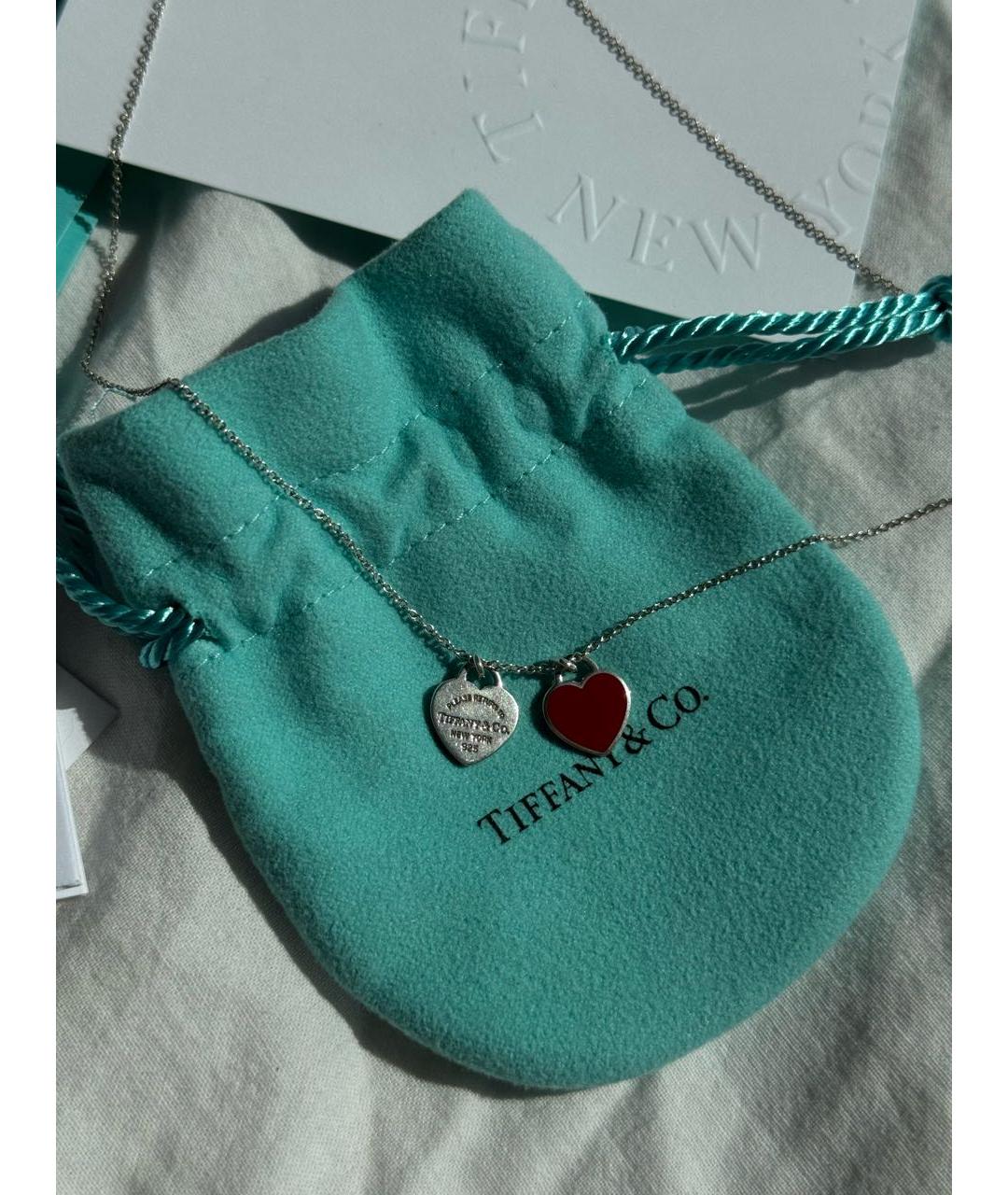 TIFFANY&CO Серебряная серебряная подвеска, фото 3