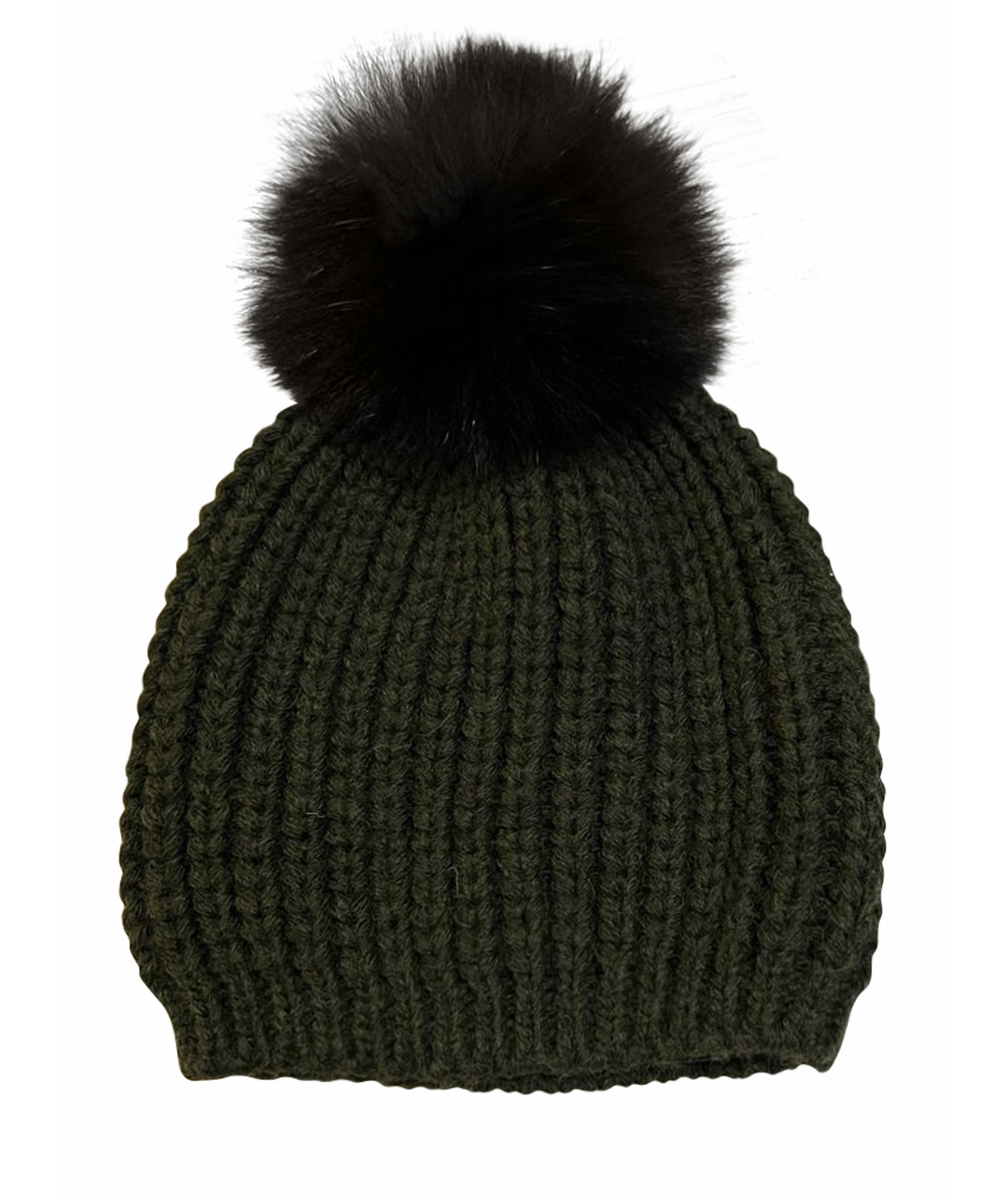 SANDRO Зеленая шерстяная шапка, фото 1