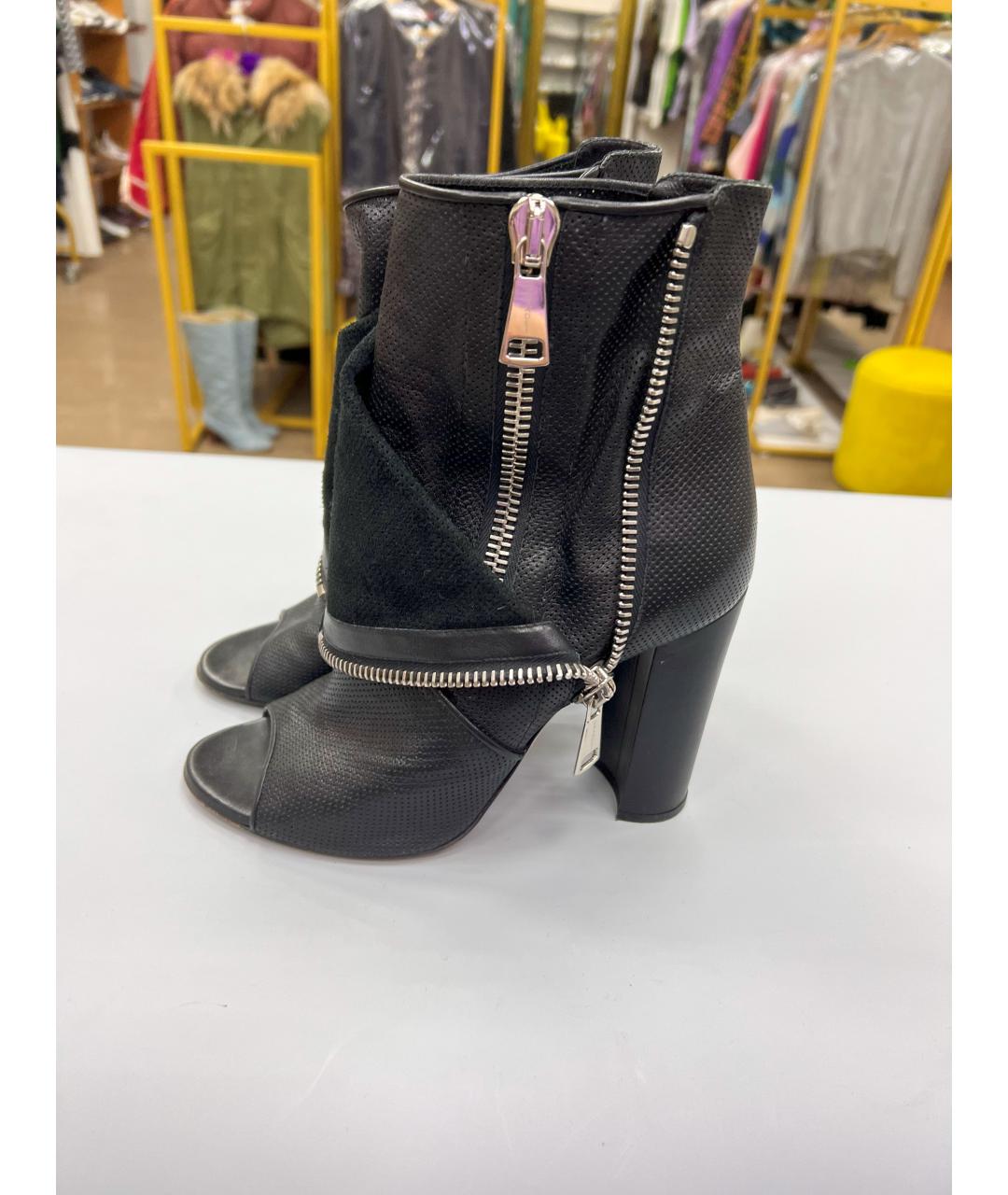 CASADEI Черные ботильоны, фото 8