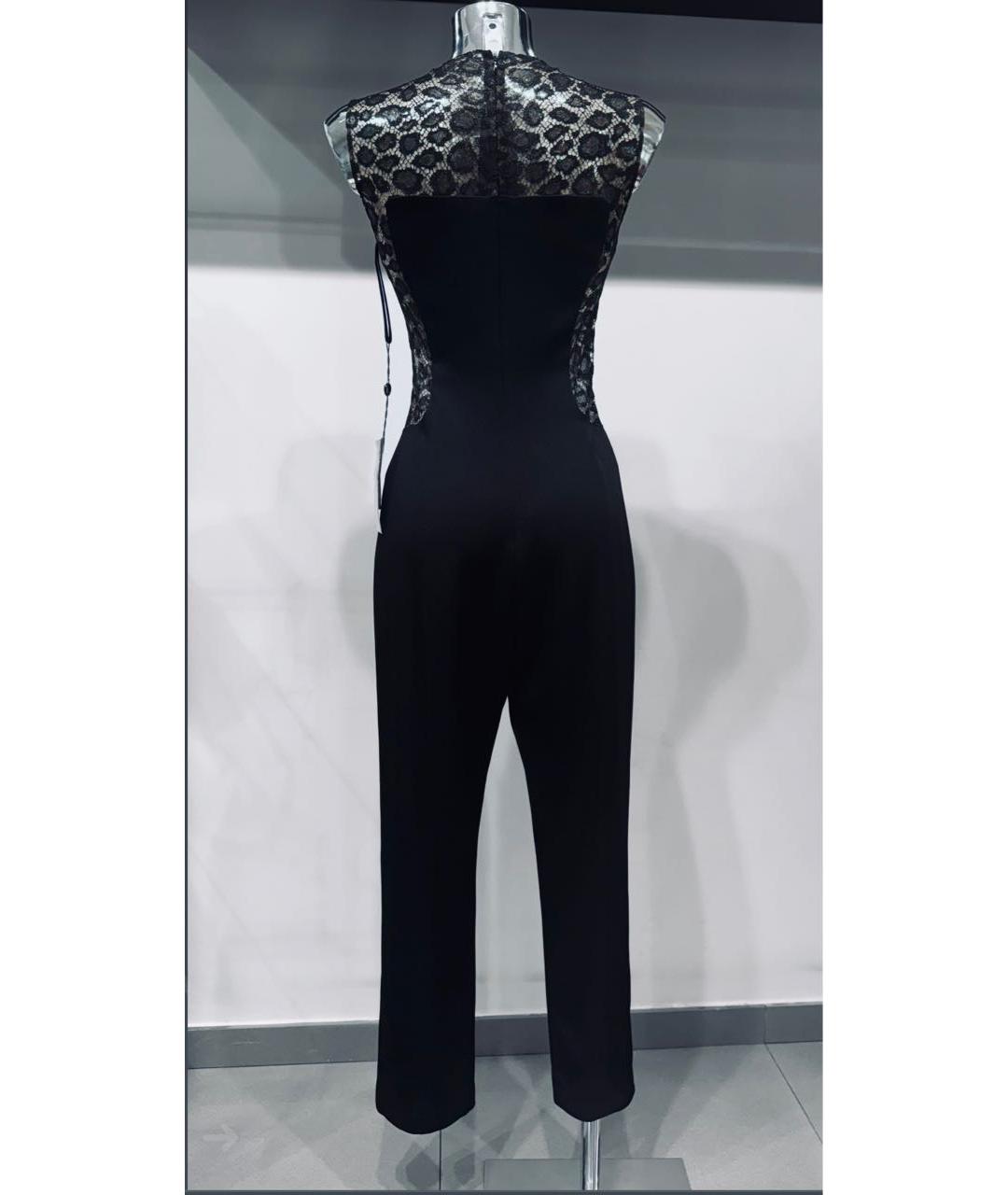 ALEXANDER MCQUEEN Черный вискозный комбинезон, фото 2