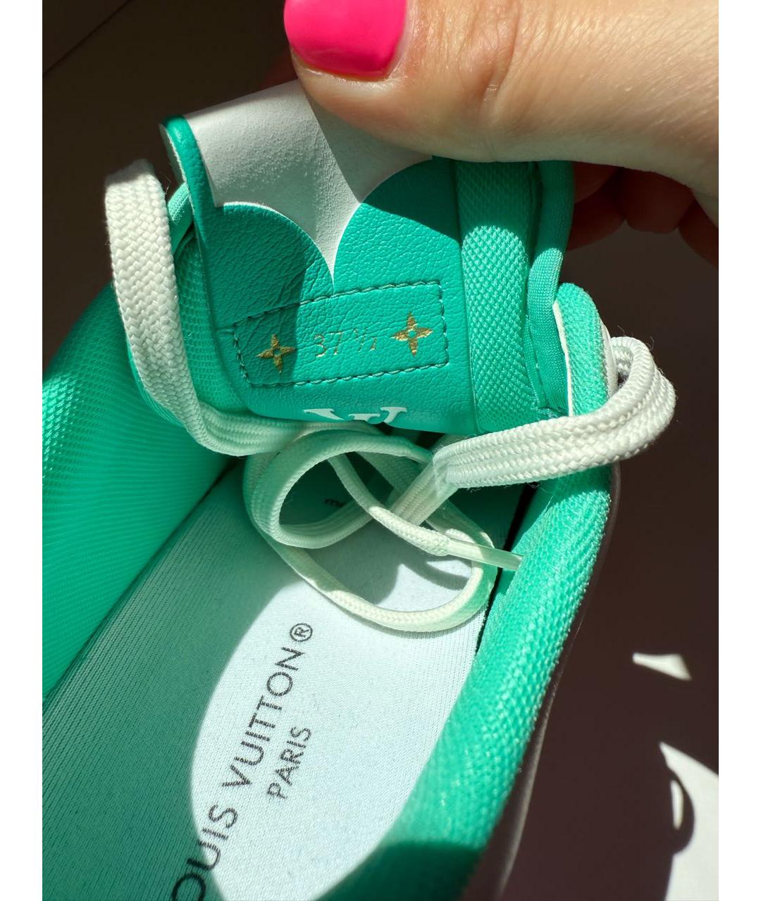 LOUIS VUITTON Белые кроссовки, фото 5