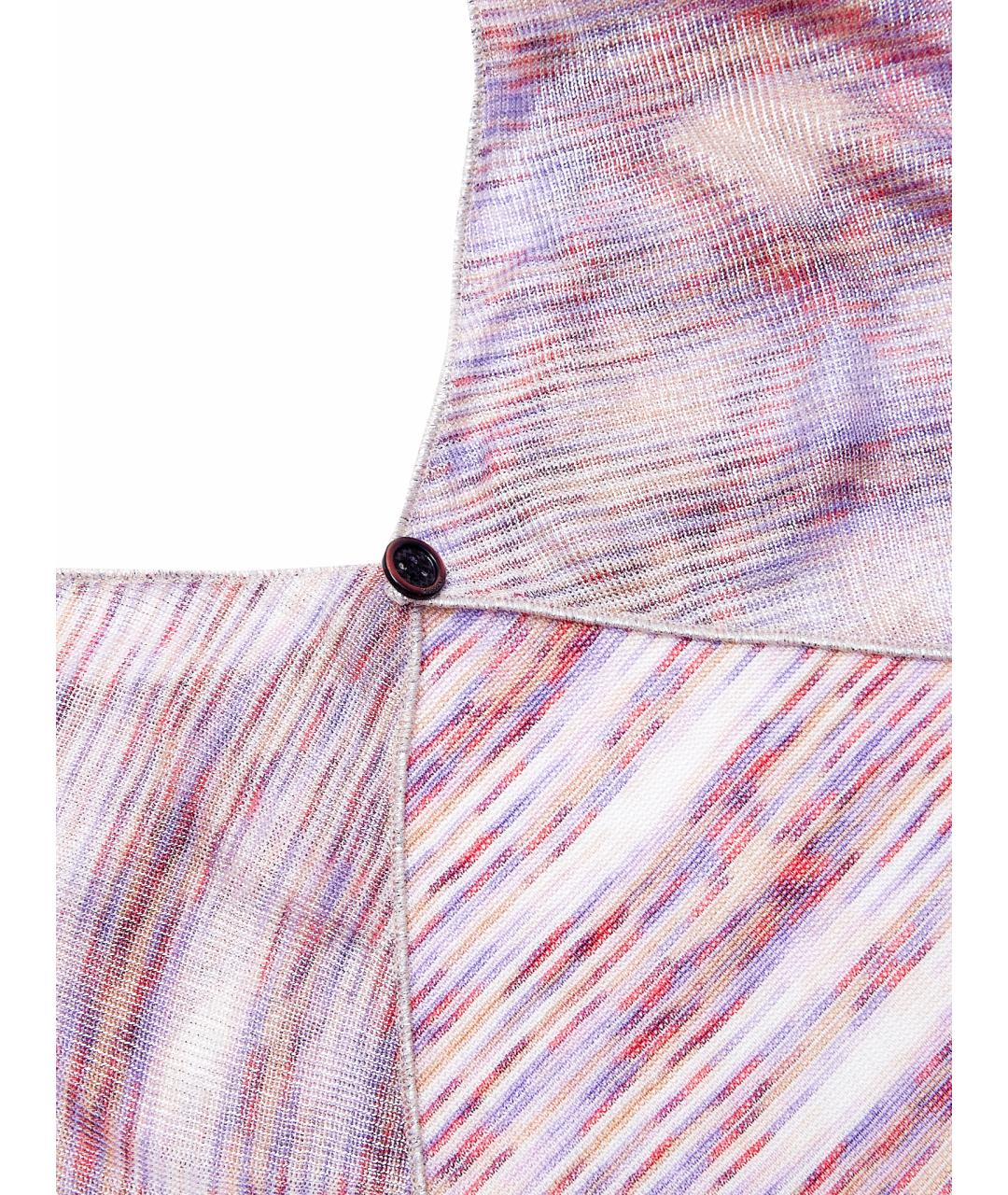 MISSONI Розовое вискозное коктейльное платье, фото 4