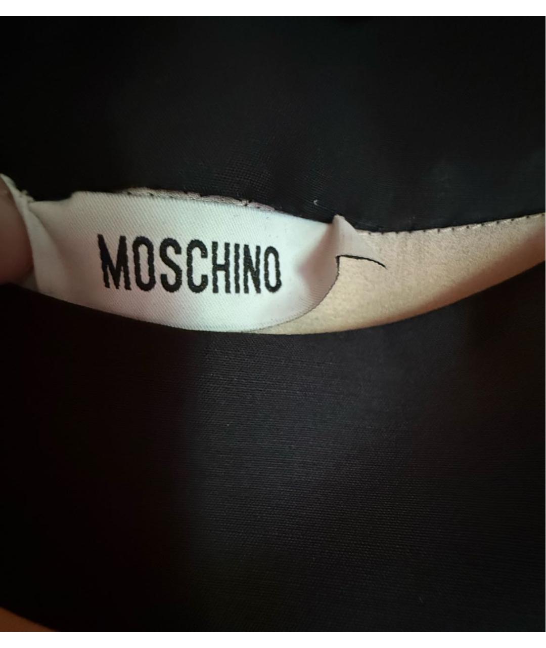 MOSCHINO Мульти шелковое платье, фото 4