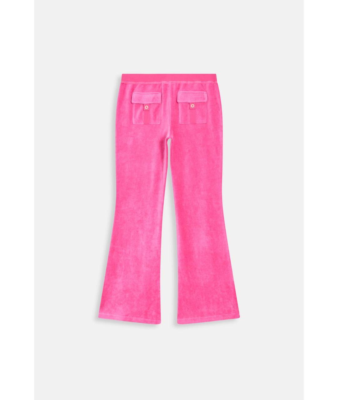 JUICY COUTURE Розовые велюровые спортивные брюки и шорты, фото 2