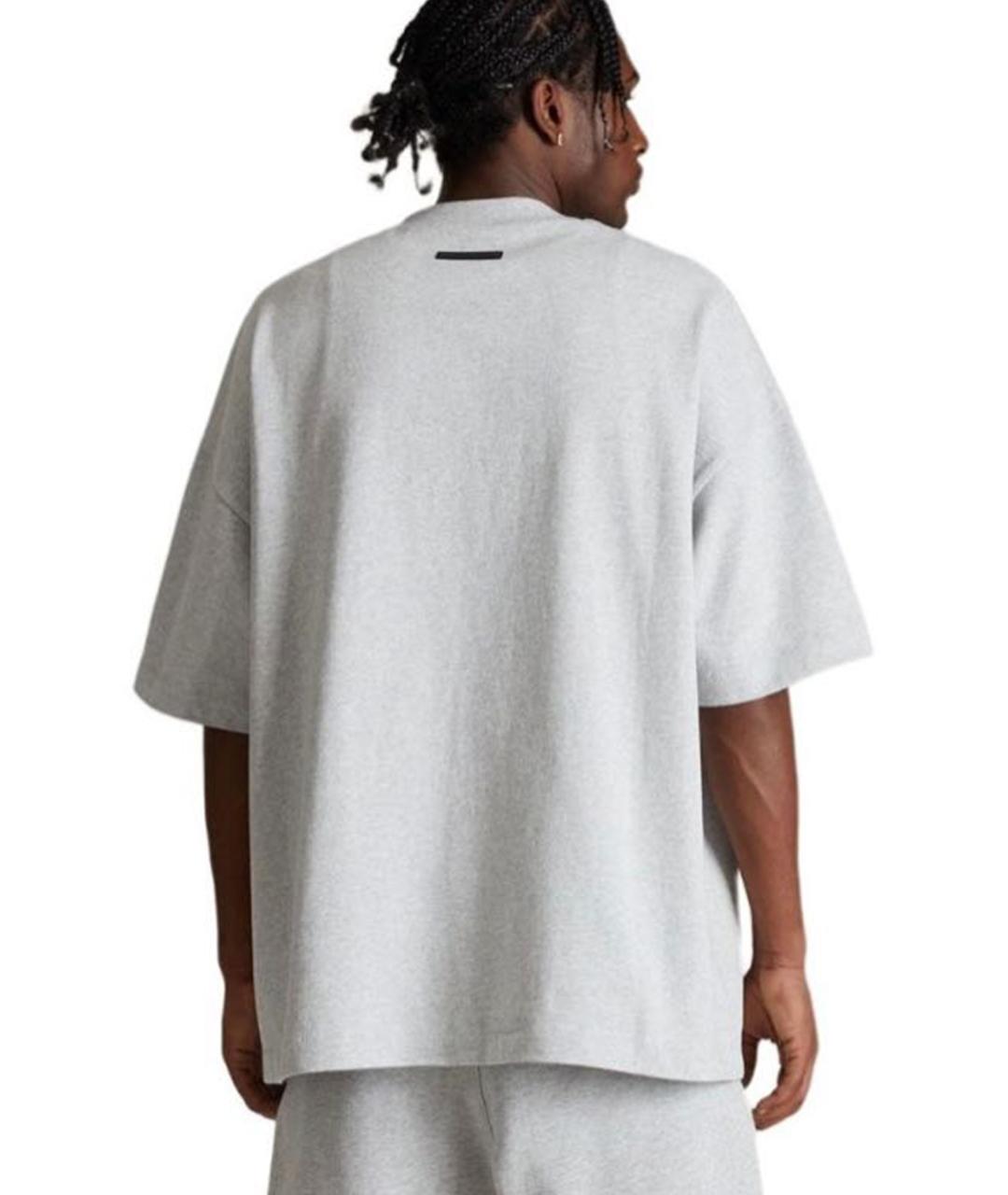 FEAR OF GOD ESSENTIALS Серая хлопковая футболка, фото 12