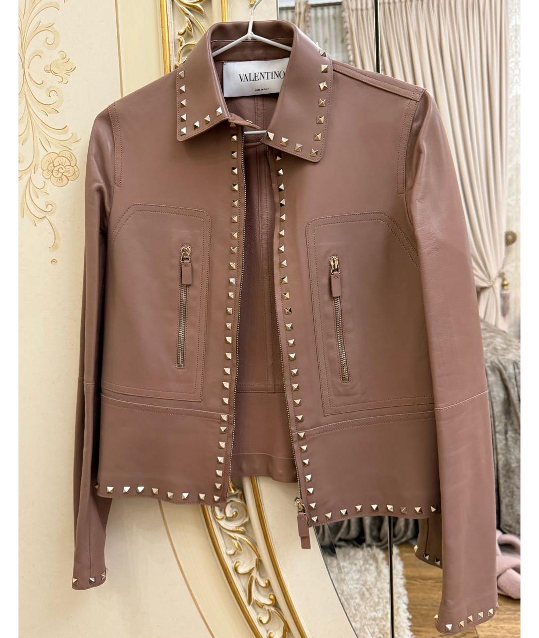 VALENTINO Кожаная куртка, фото 7