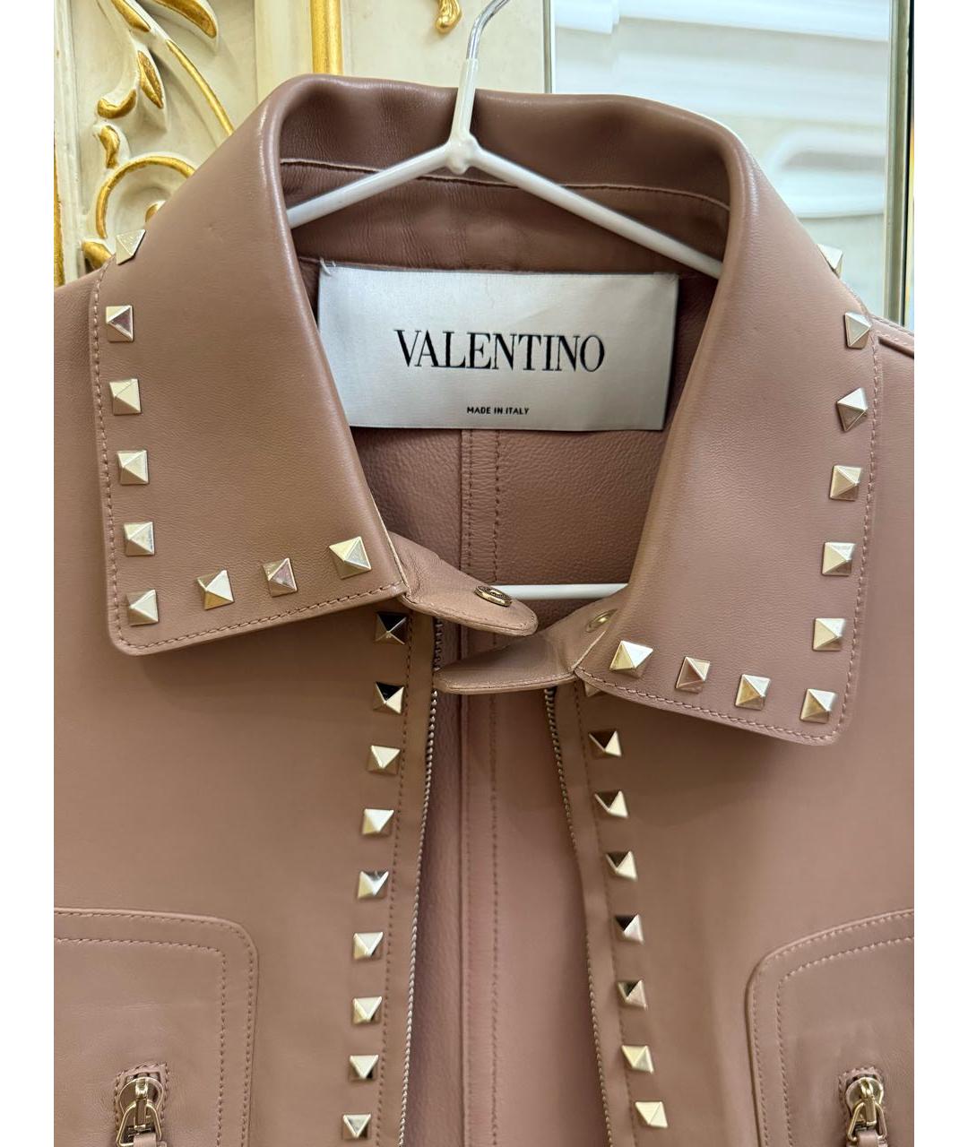 VALENTINO Кожаная куртка, фото 4