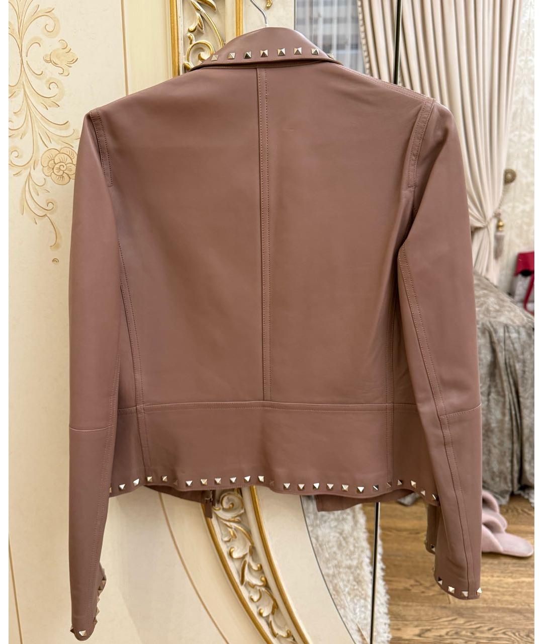 VALENTINO Кожаная куртка, фото 2