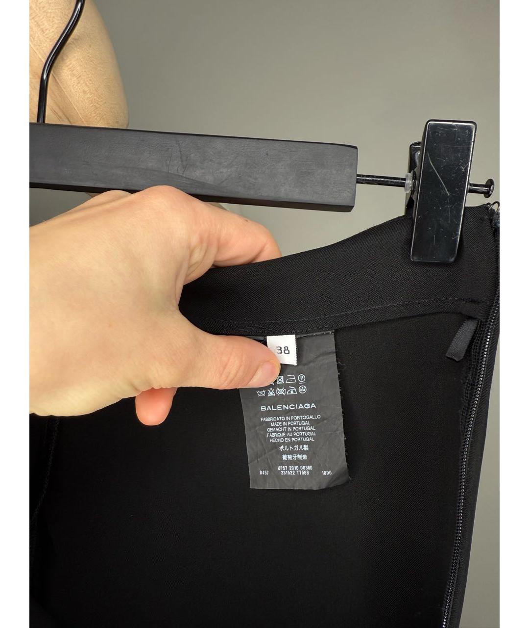 BALENCIAGA Черные брюки узкие, фото 2