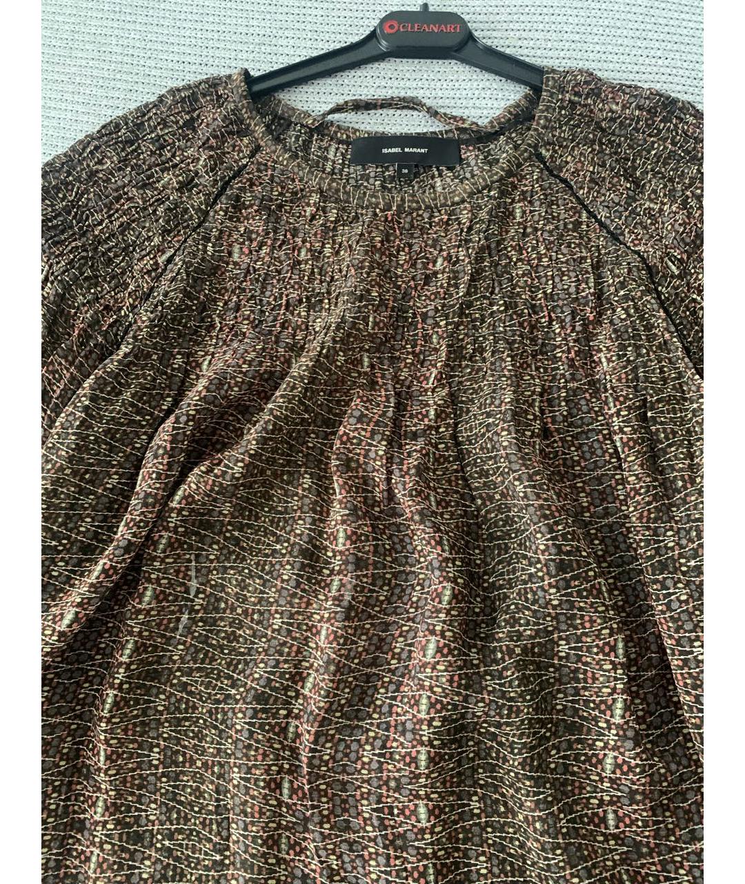 ISABEL MARANT Мульти шелковое повседневное платье, фото 4