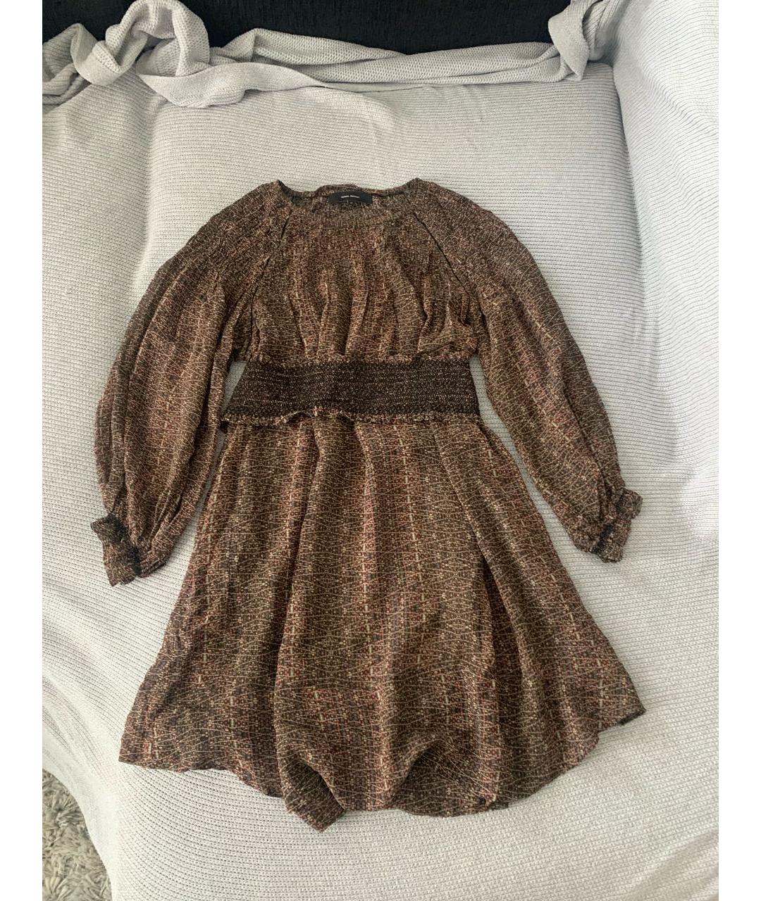 ISABEL MARANT Мульти шелковое повседневное платье, фото 8