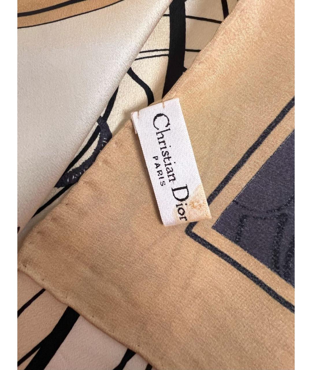 CHRISTIAN DIOR Шелковый платок, фото 4