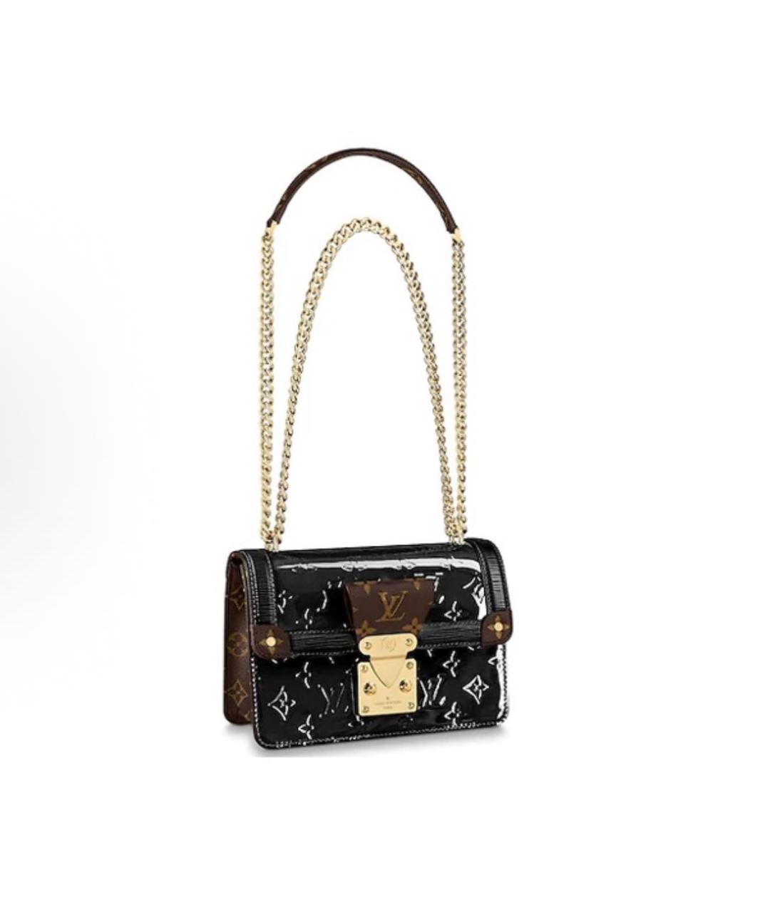 LOUIS VUITTON Черная сумка через плечо, фото 5