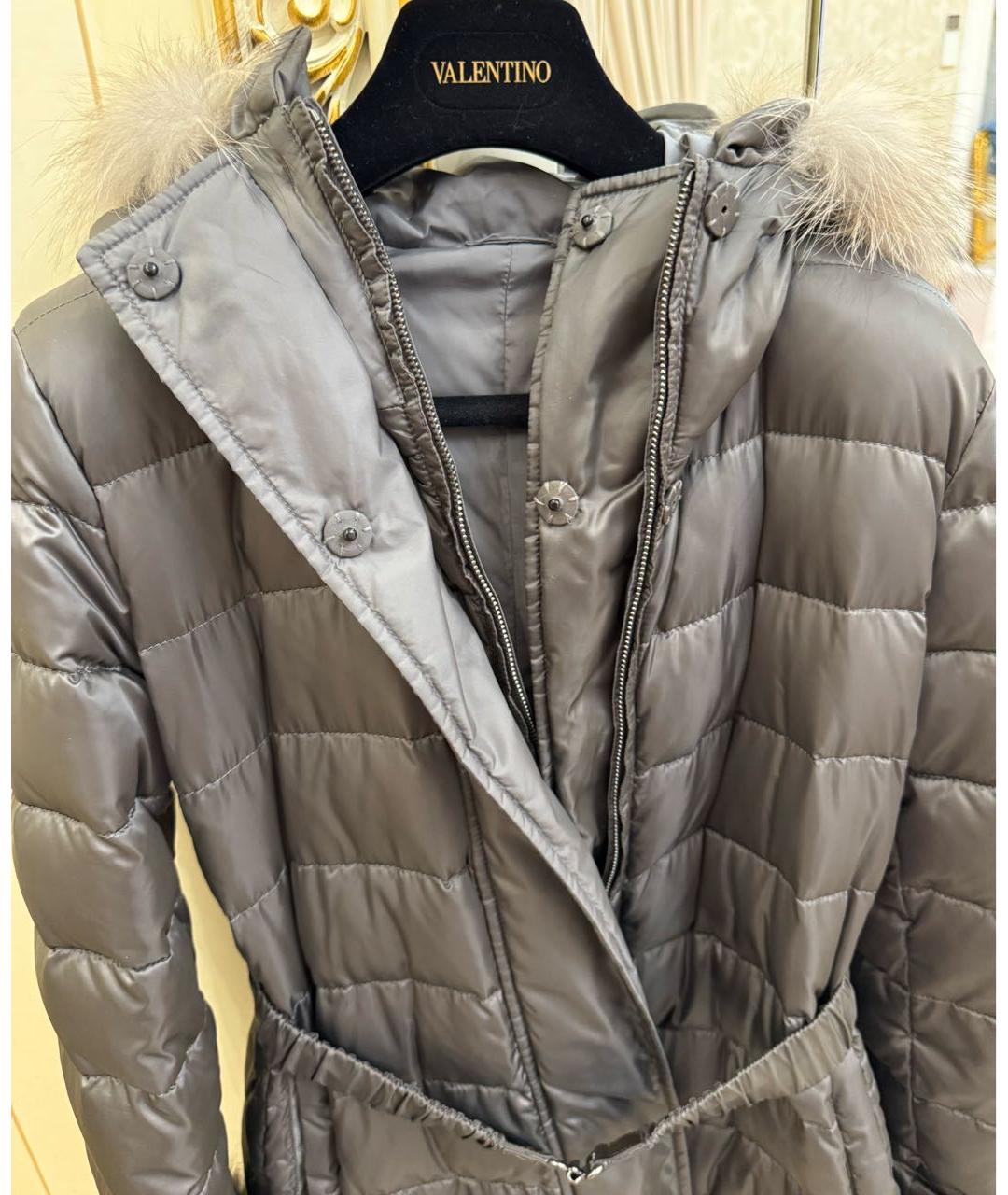 MAX MARA Антрацитовый пуховик, фото 4