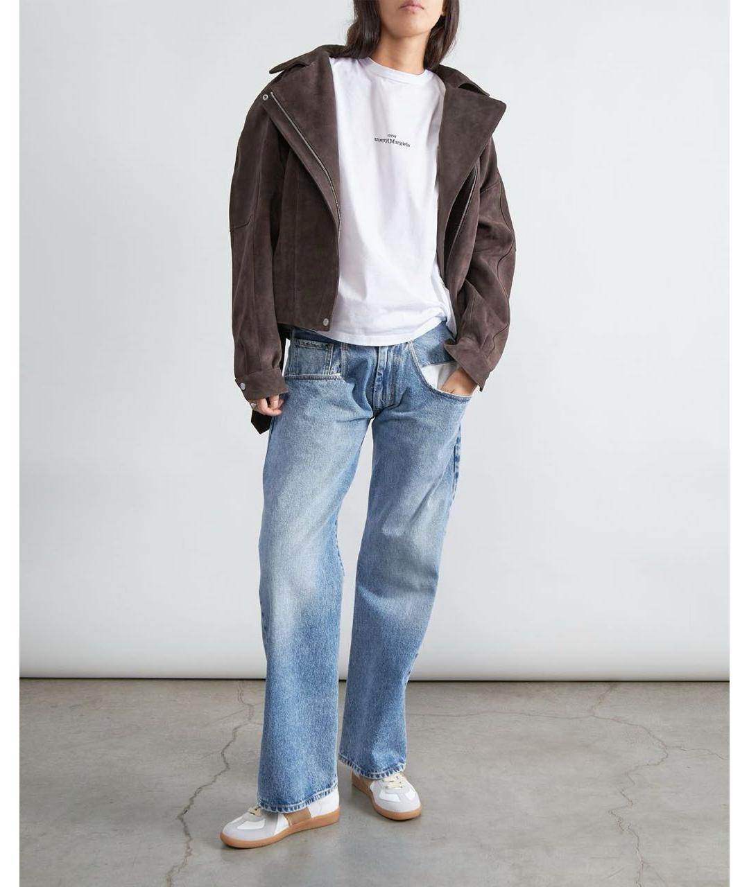 MAISON MARGIELA Белая хлопковая футболка, фото 2