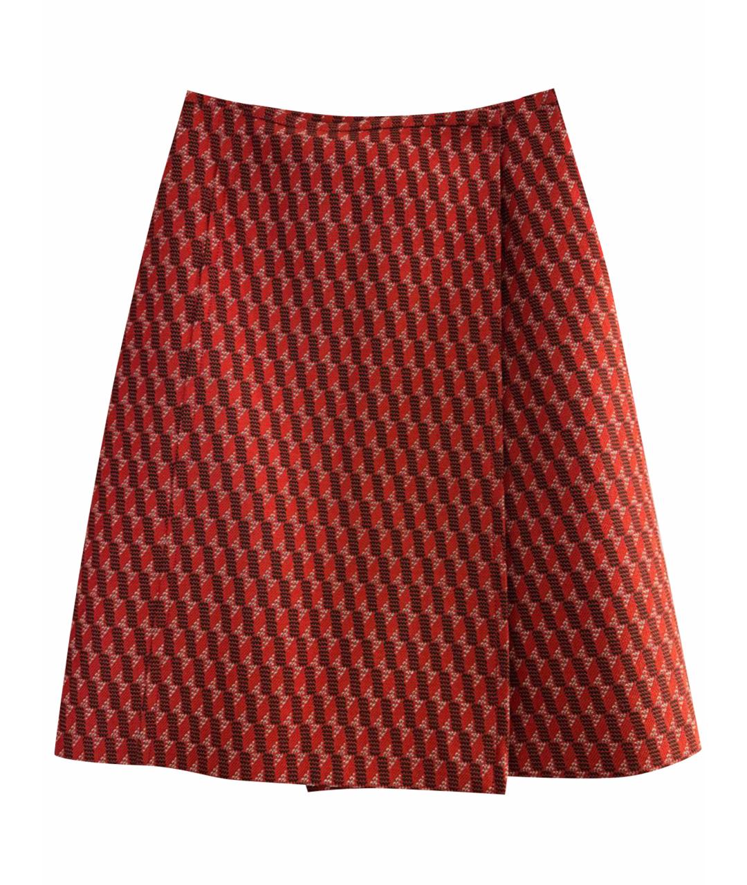 BOTTEGA VENETA Мульти шерстяная юбка миди, фото 1