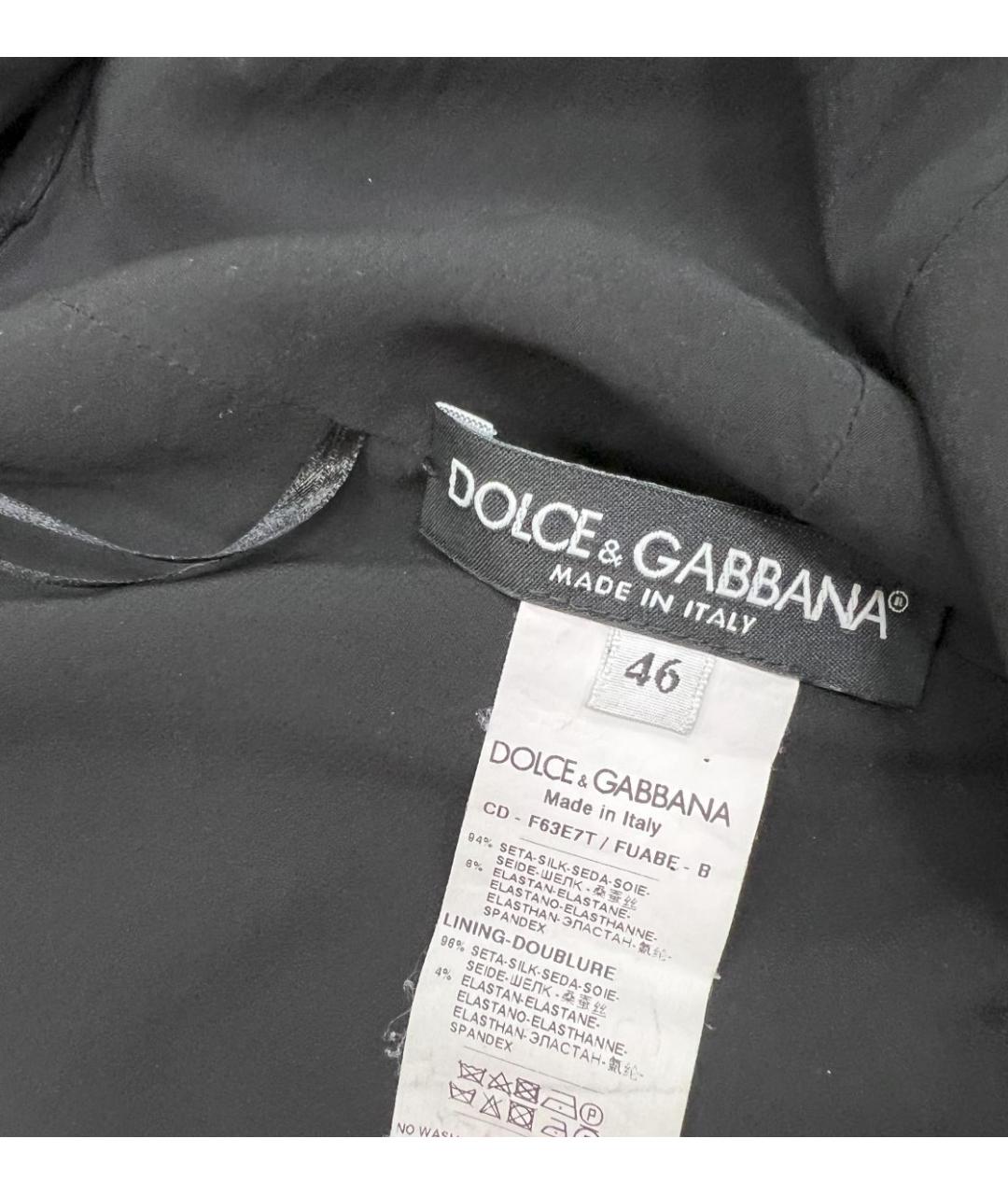 DOLCE&GABBANA Черное вечернее платье, фото 3