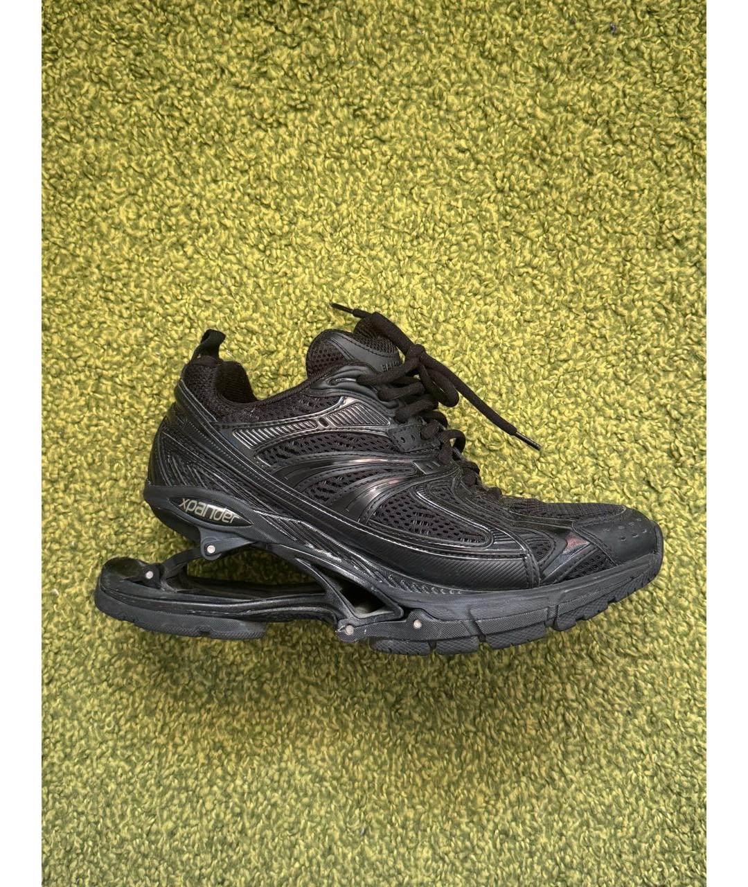 BALENCIAGA Черные текстильные кроссовки, фото 6