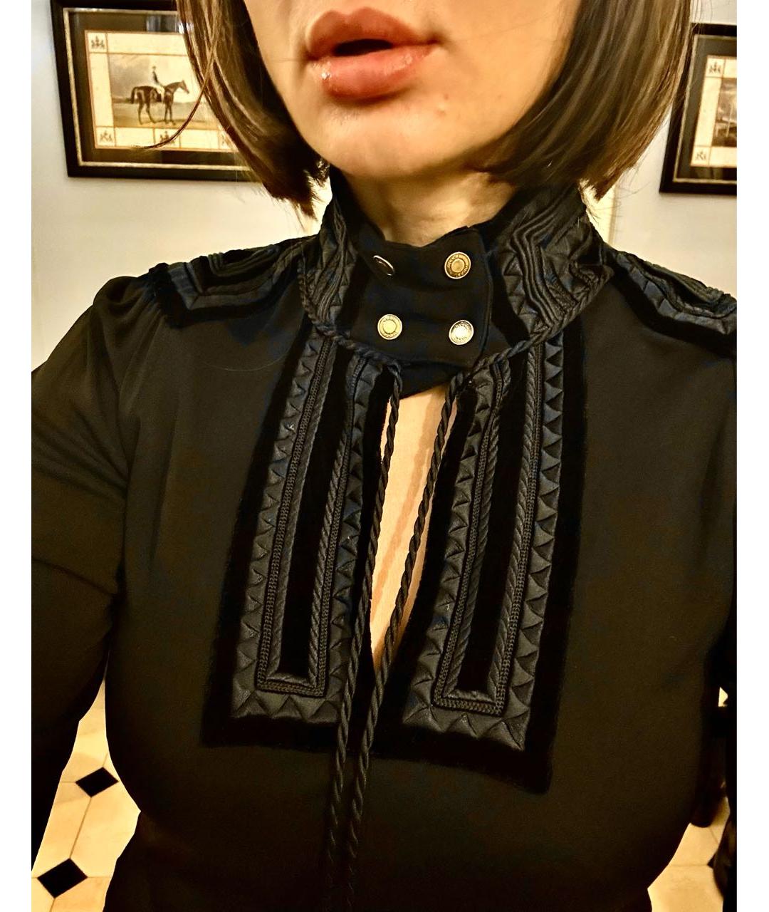 GUCCI Черное вискозное повседневное платье, фото 4