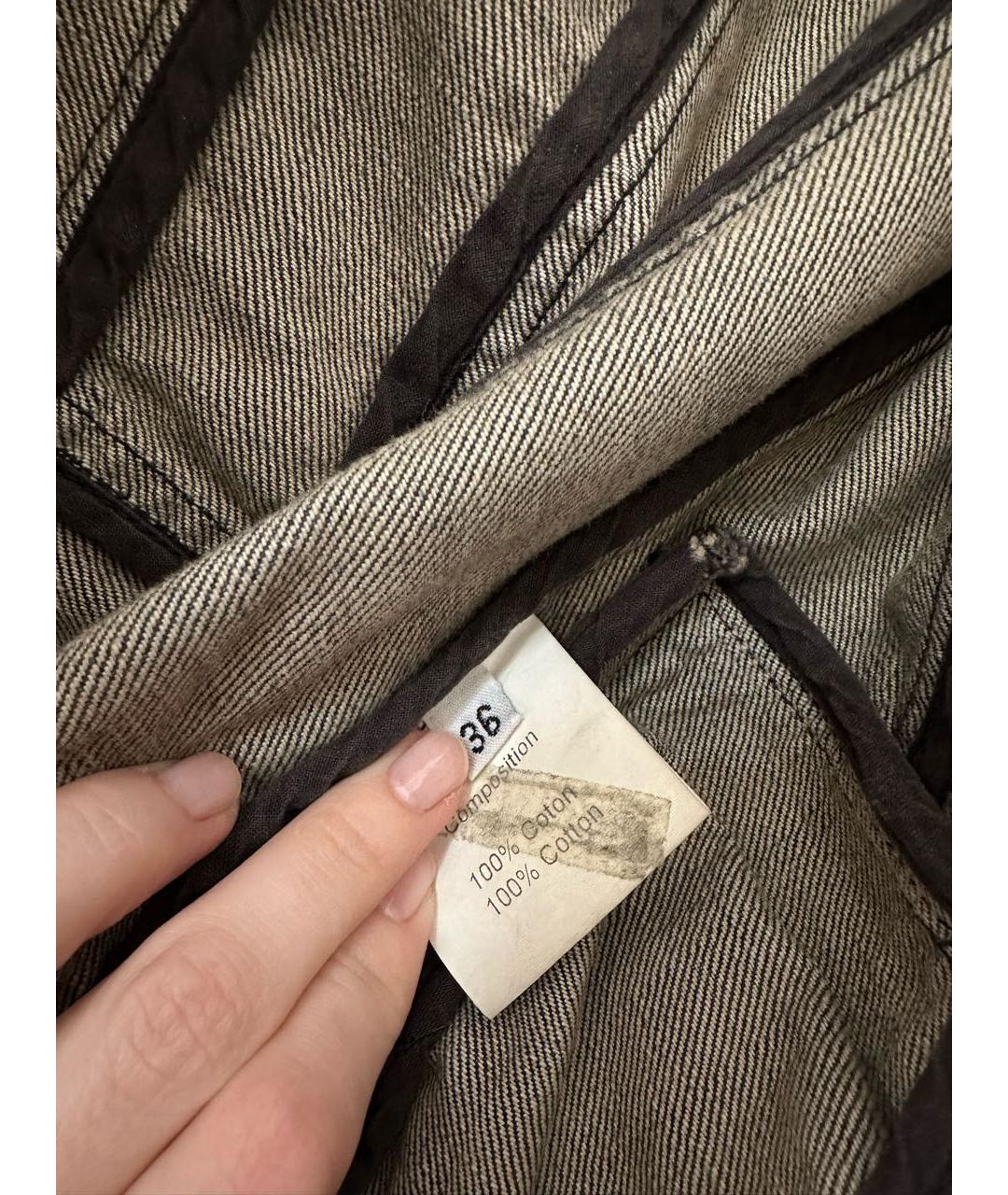 BALMAIN Серая хлопковая куртка, фото 3