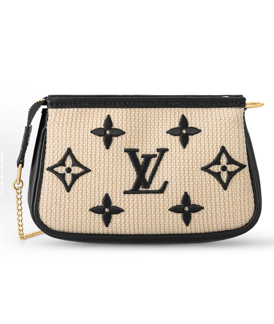 LOUIS VUITTON Бежевая сумка через плечо, фото 3