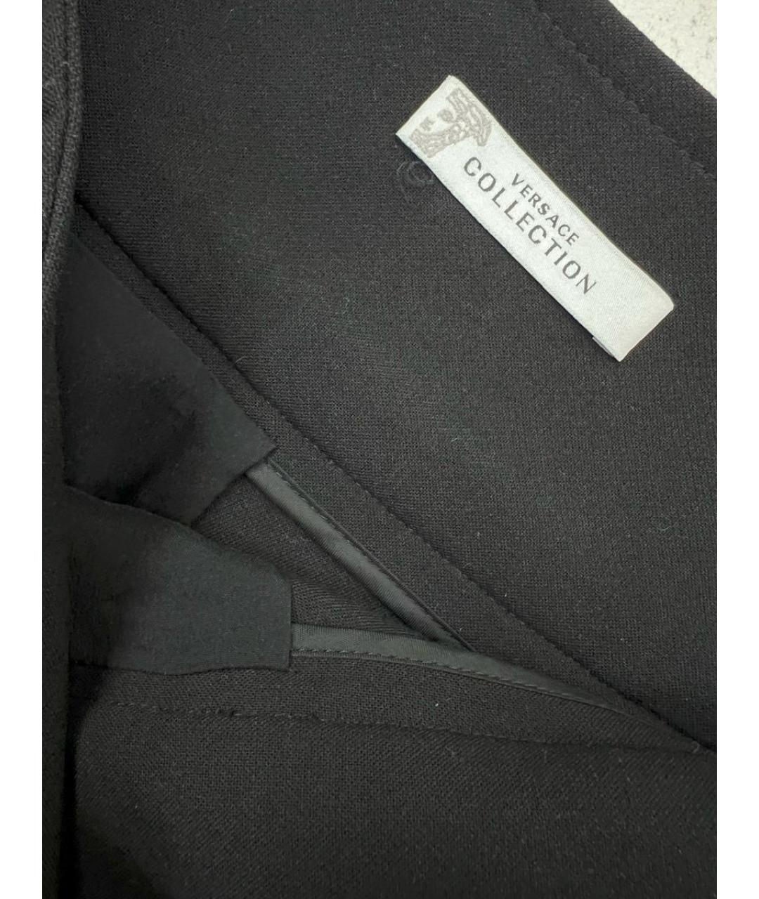 VERSACE COLLECTION Черная юбка мини, фото 4
