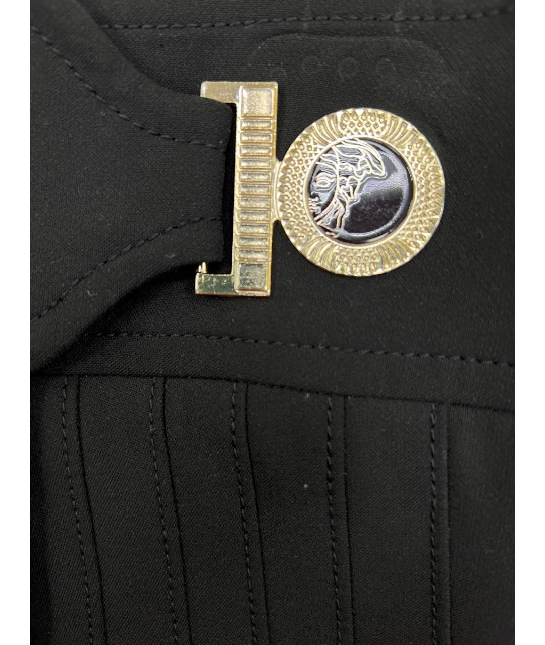 VERSACE COLLECTION Черная юбка мини, фото 3