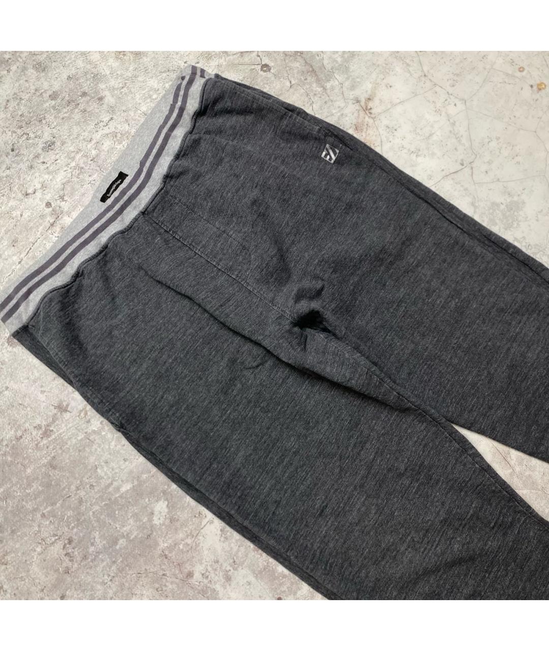 ERMENEGILDO ZEGNA Антрацитовый хлопко-эластановый спортивный костюм, фото 5