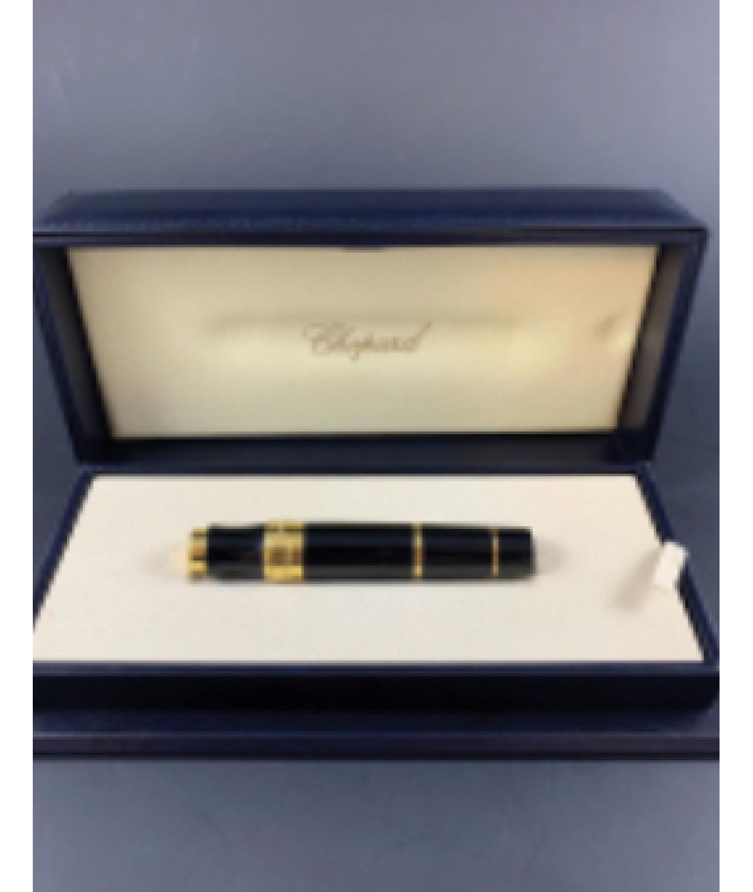 CHOPARD Черная перьевая ручка из розового золота, фото 6