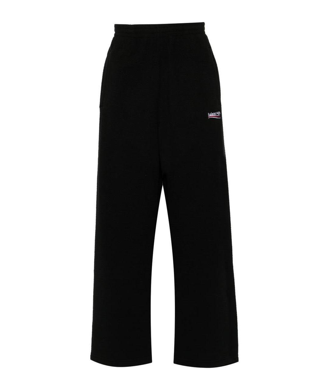 BALENCIAGA Черные хлопковые повседневные брюки, фото 6