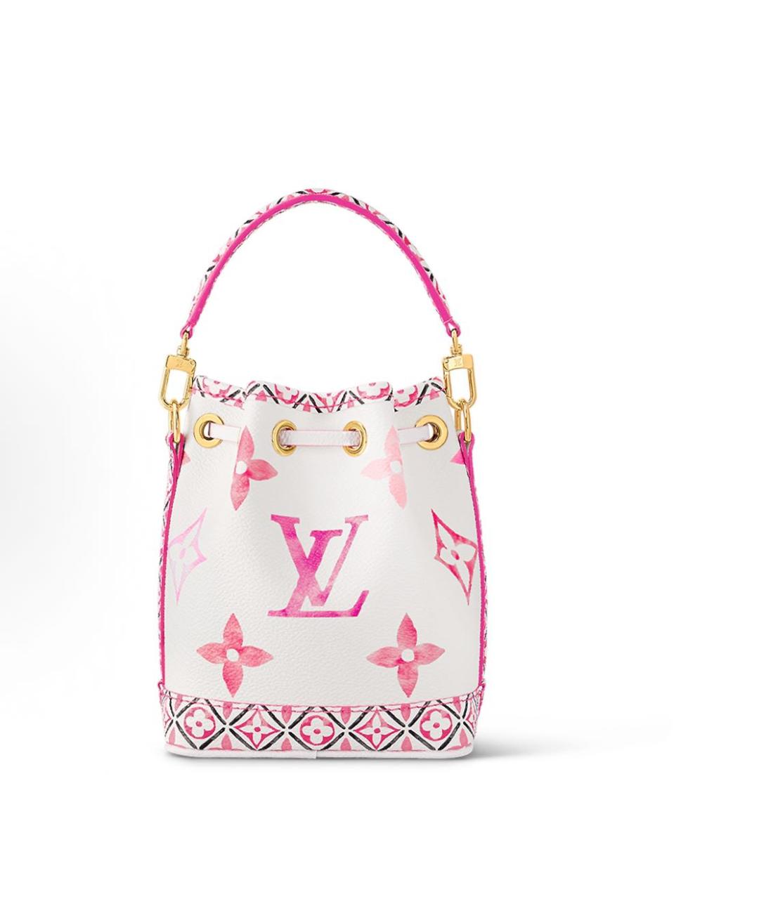 LOUIS VUITTON Розовая кожаная сумка через плечо, фото 3