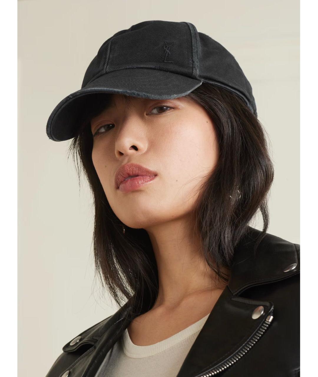 SAINT LAURENT Черная кепка, фото 8