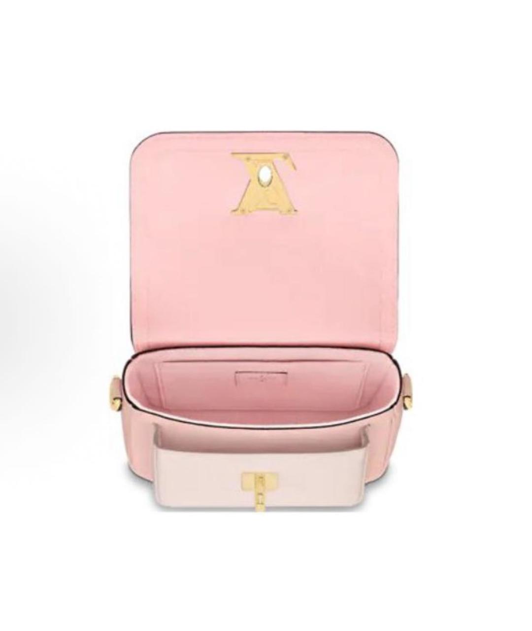 LOUIS VUITTON Розовая кожаная сумка через плечо, фото 4