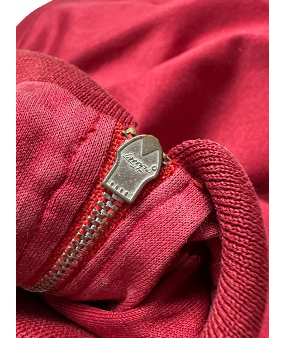 BRIONI Бордовое хлопковое поло с коротким рукавом, фото 7
