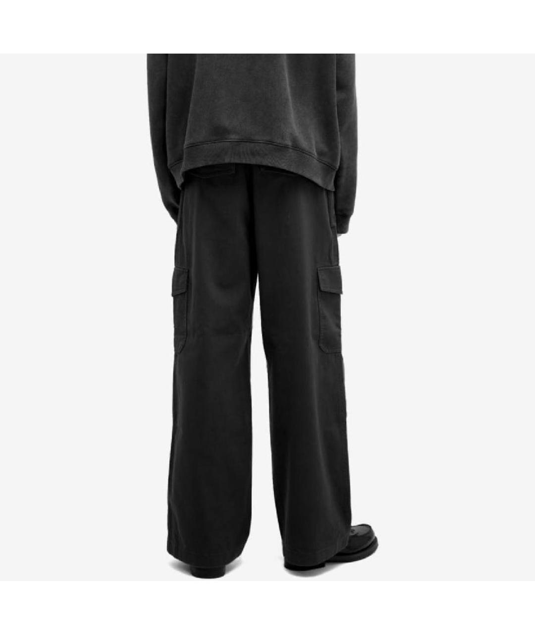 ACNE STUDIOS Антрацитовые повседневные брюки, фото 4