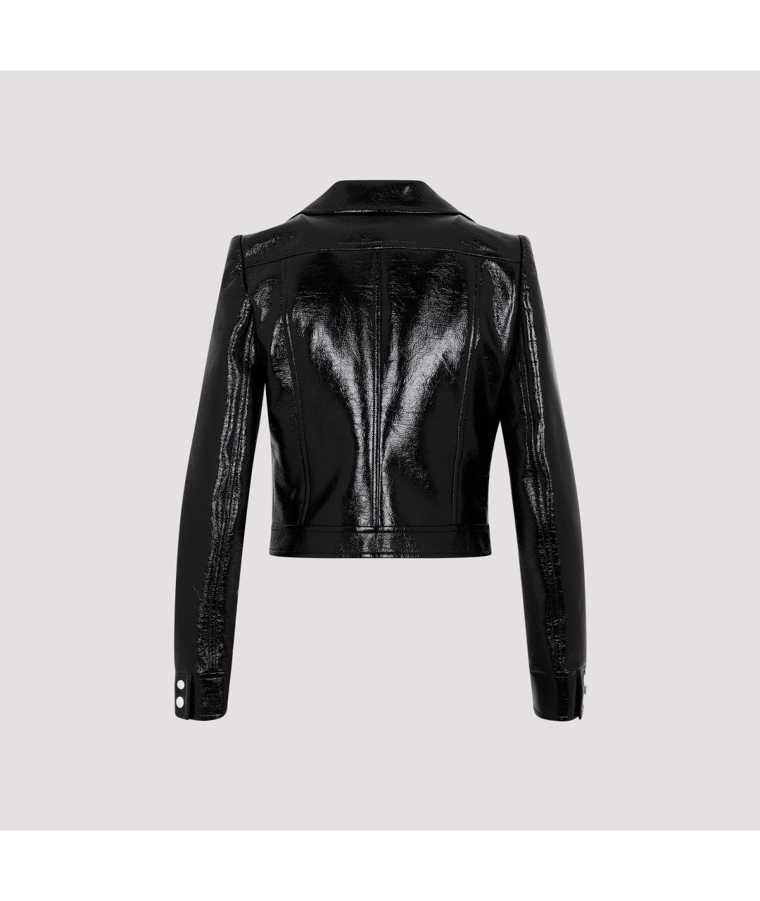 COURREGES Черная хлопковая куртка, фото 4
