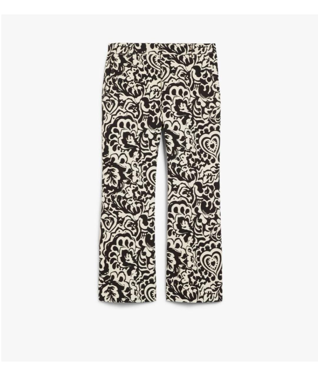 WEEKEND MAX MARA Хлопко-эластановые прямые брюки, фото 8
