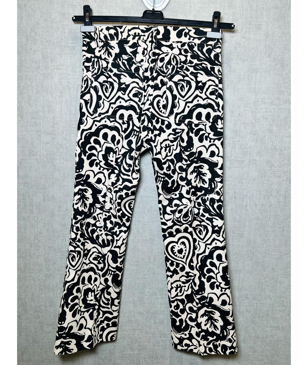 WEEKEND MAX MARA Хлопко-эластановые прямые брюки, фото 3